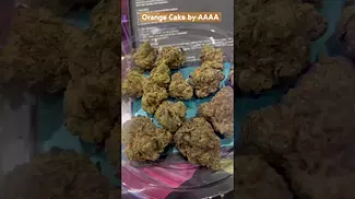 Orange Cake medical cannabis by AAAA 27%THC First look out of the pack, is it worth £10 a gram?