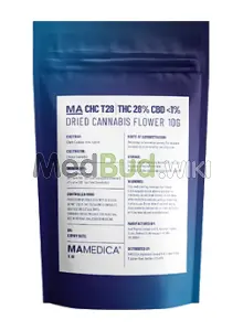 Packaging for Mamedica® CHC T28 Chem Cookies #44 Medical Cannabis Flower