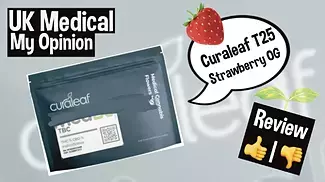 Curaleaf T25 Strawberry OG UK Medical Review 
