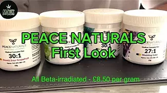 First Impressions of Peace Naturals Wedding Cake, Space Cake, GMO Cookies, Atomic Sour Grapefruit