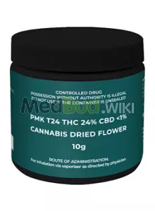 Packaging for Sundaze® PMK T24 Permanent Marker Medical Cannabis Flower