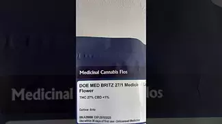 DOE BRITZ DANK OF ENGLAND UK MEDICAL CANNABIS
