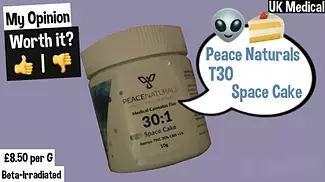 Peace Naturals T30 Space Cake Uk Medical Review