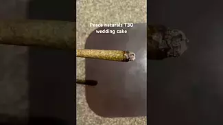 Peace naturals T30 wedding cake burn